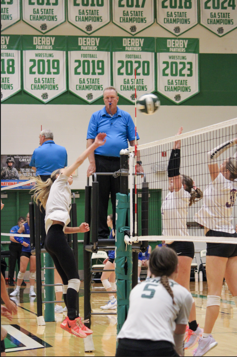 Varsity and JV volleyball (Photos by Delainey Stephenson)